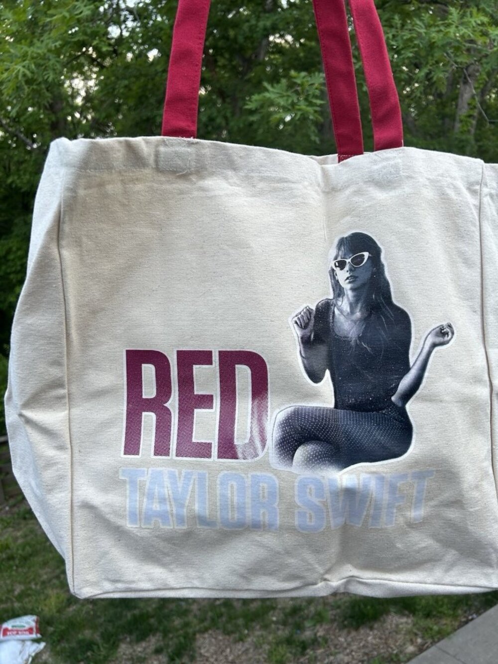 Taylor Swift Red Official Merchandise White 2012 Aussino Cotton Tote Bag